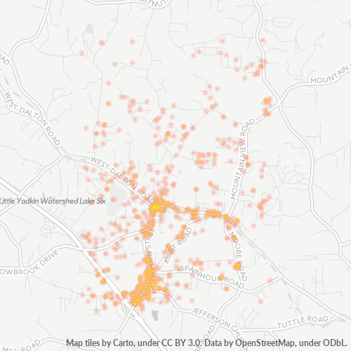 27021 Business Heat Map 27021 Business Heat Map