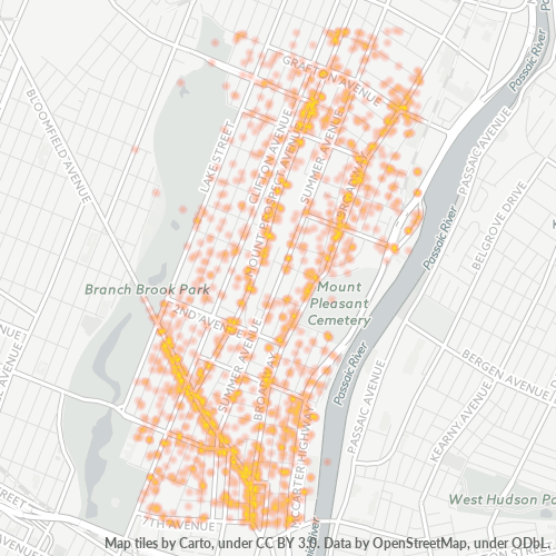 07104 Business Heat Map 07104 Business Heat Map
