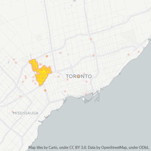 Canada  Postal Code M9W  Etobicoke  Map  Cybo