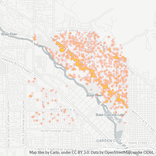 83703 Business Heat Map 83703 Business Heat Map