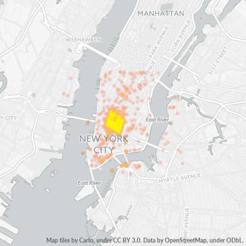 خريطة الرمز البريدي 10012 وإحصائياته السكانية وغير ذلك الكثير لـ نيويورك