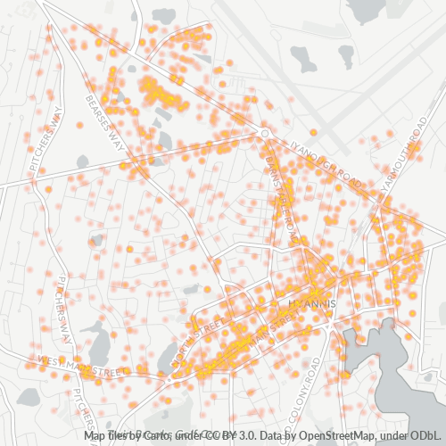 02601 Business Heat Map 02601 Business Heat Map
