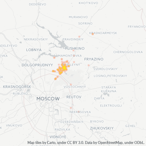 Карта москвы софрино