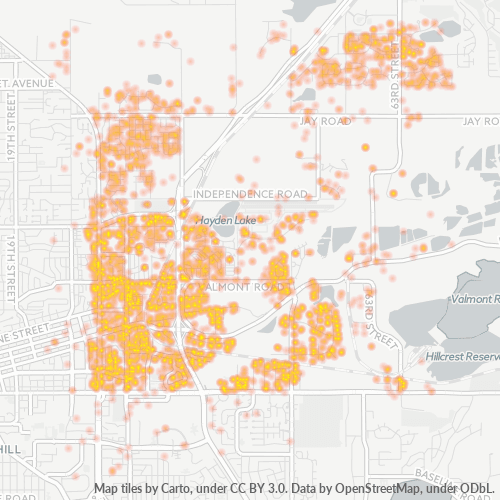 80301 Business Heat Map 80301 Business Heat Map