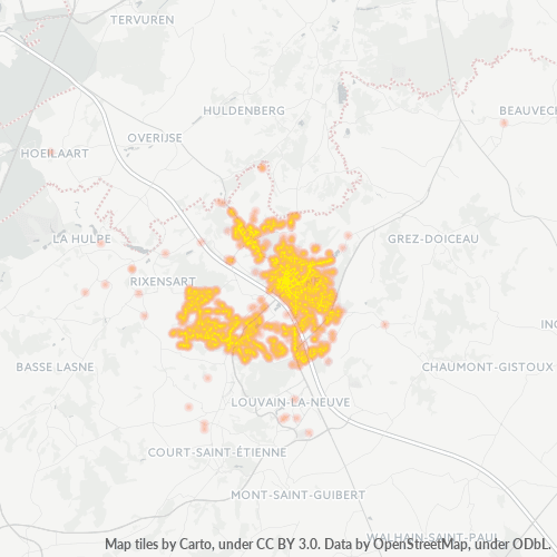 1300 Mappa di calore dell'azienda 1300 Mappa di calore dell'azienda