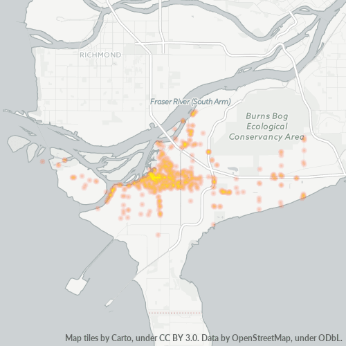 Richmond Bc Postal Code Map Postal Code V4K - Delta, British Columbia - Cybo