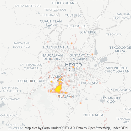 Mexico City Zip Code Map Postal Code 01900 - Mexico City - Cybo