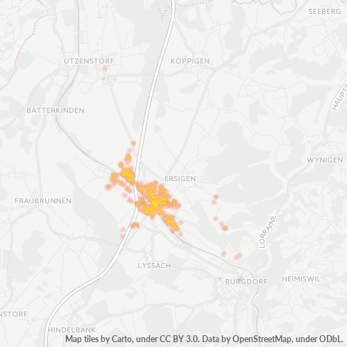 Postal Code 3422 Map Demographics And More For Canton Of Bern [ 500 x 500 Pixel ]