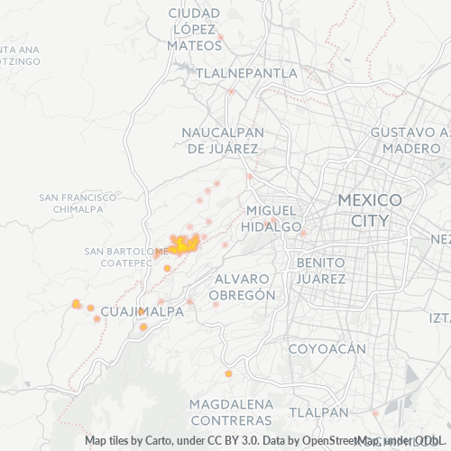Código Postal 52786 Municipio de Huixquilucan