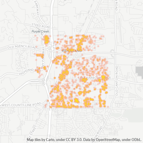 39157 Business Heat Map 39157 Business Heat Map