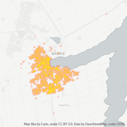 Barrie Postal Code Map Postal Code L4N - Barrie, Ontario - Cybo