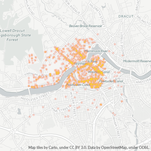 01854 Business Heat Map 01854 Business Heat Map
