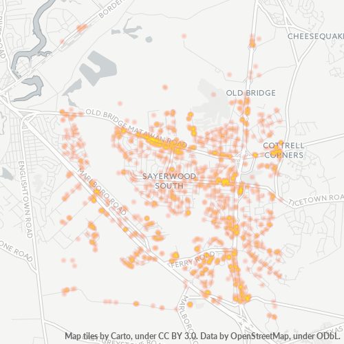 Postal Code 08857 Old Bridge, NJ Cybo