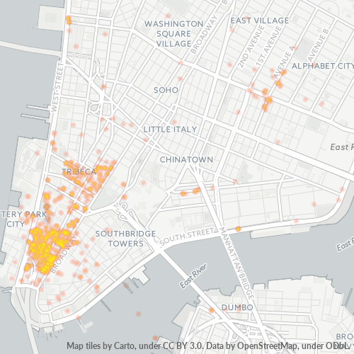 10006 Business Heat Map