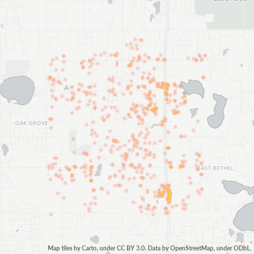 55011 Business Heat Map 55011 Business Heat Map
