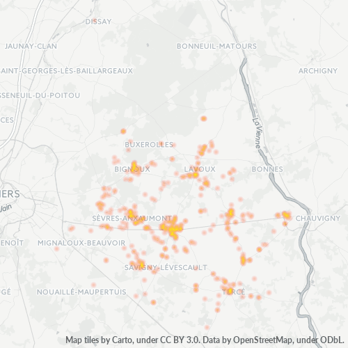 86800 Mappa di calore dell'azienda 86800 Mappa di calore dell'azienda
