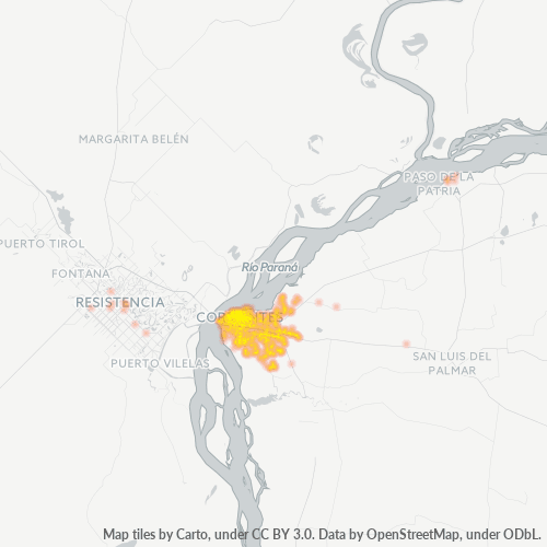 Código Postal 3400 - Provincia de Corrientes - Cybo