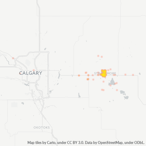 Alberta Postal Code Map Postal Code T1P - Strathmore, Alberta - Cybo