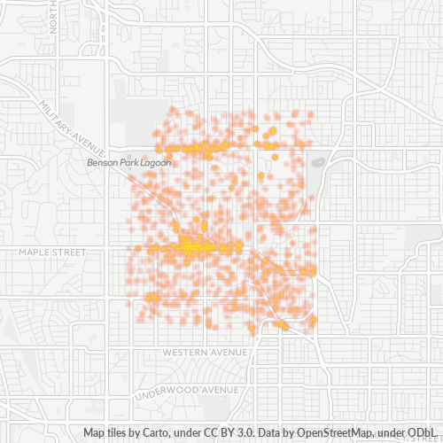 68104 Business Heat Map 68104 Business Heat Map