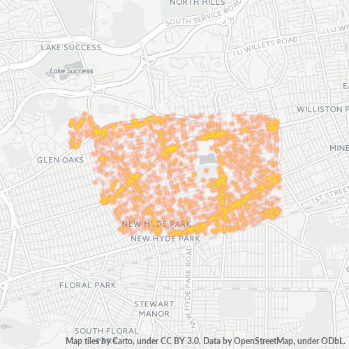 Zip Code Map Demographics And More For New Hyde Park New York